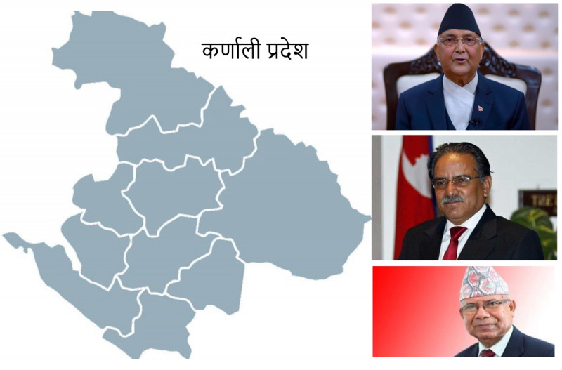 कर्णालीमा यस्तो छ ओली र प्रचण्ड–नेपालको अंक गणित